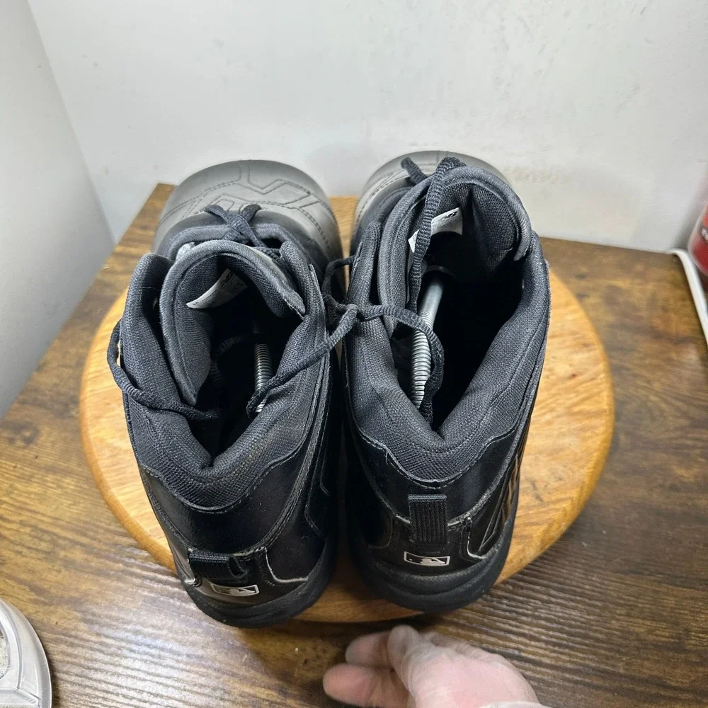 New Balance MU460MBK Umpire Plate Shoes Mens 13 4E Black MLB Leather Guard